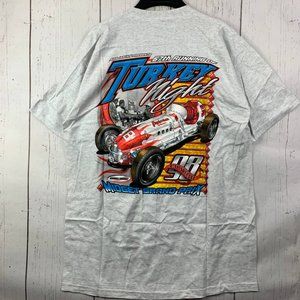 Vintage 67th Running of Turkey Night XL Sundog Casual T-Shirt Gray New MenVintag